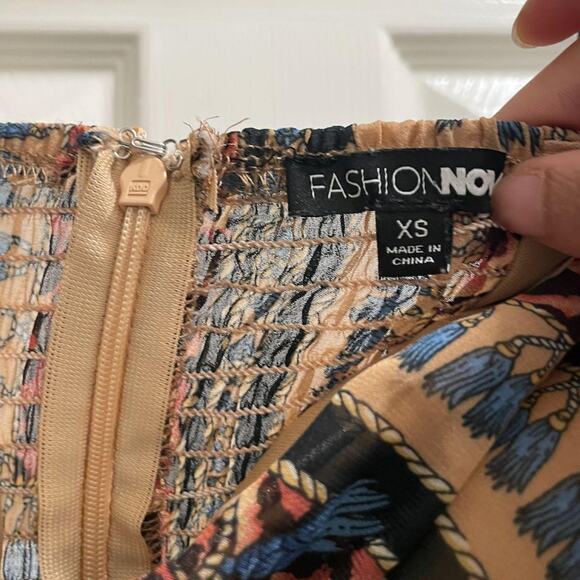 Summers in St. Tropez Jumpsuit - Mocha/Combo - Picture 5 of 7